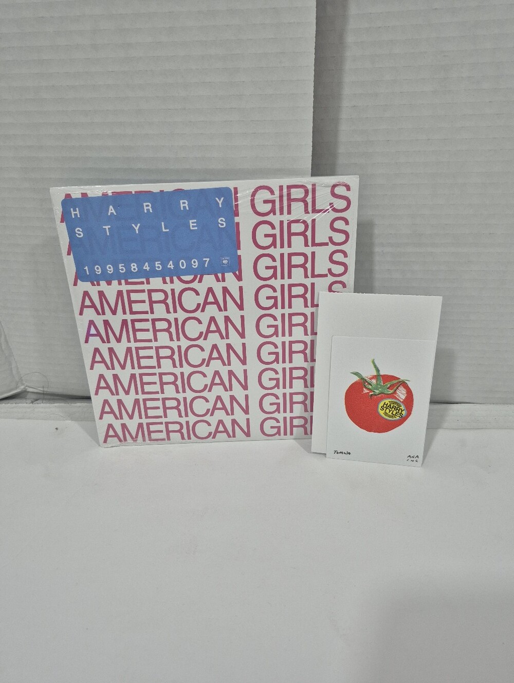 Harry Styles American Girls 7" Vinyl & Ana Inciardi Tomato Mini Print Together
